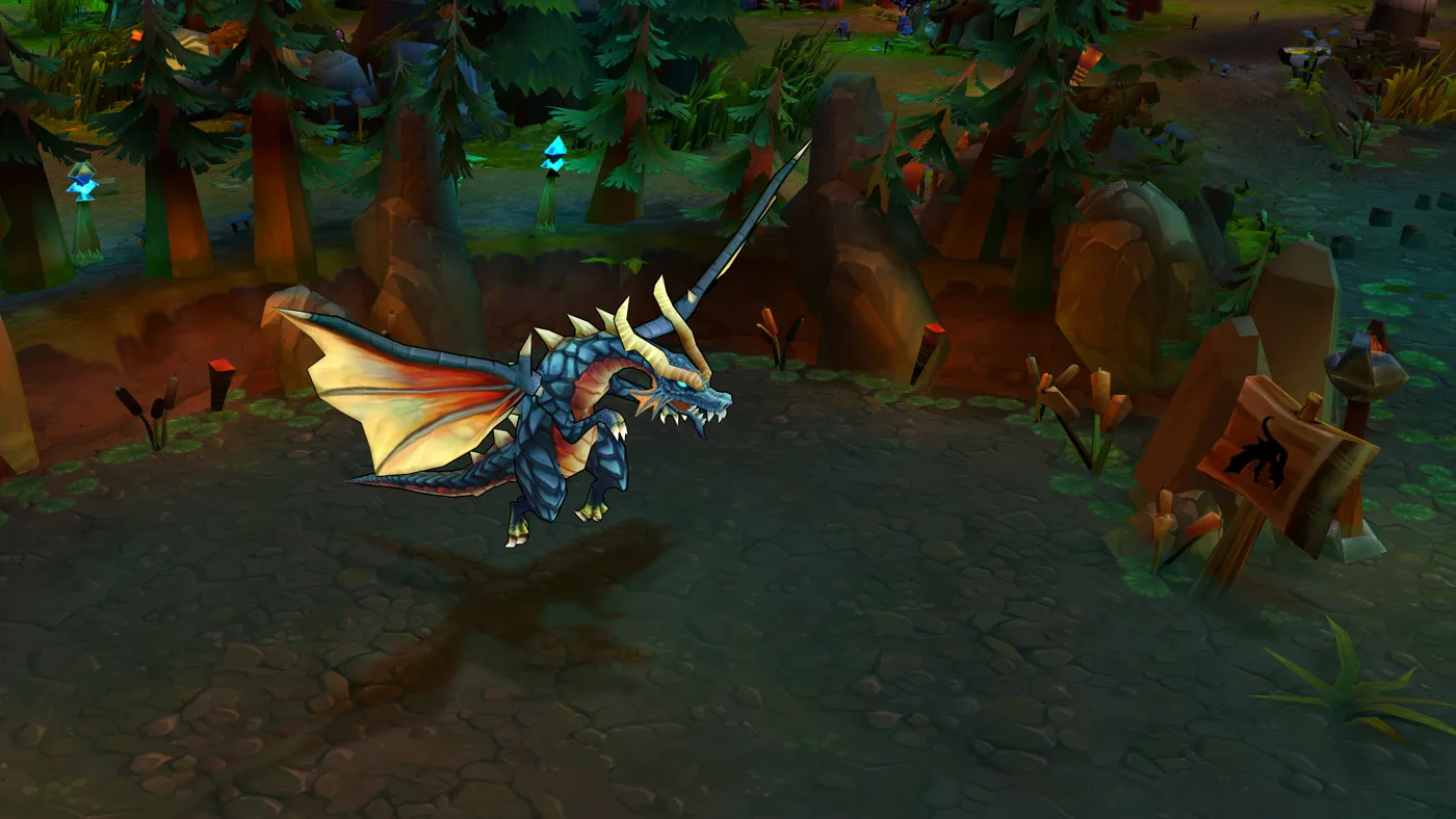 League of Legends Dragon pit map view from IGN